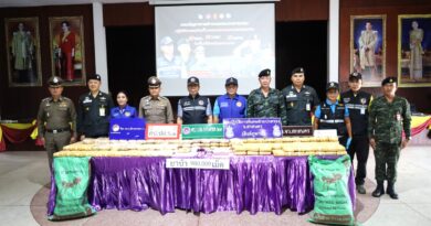 ศป.ปส.กก.ตชด.23 จับกุมเครือข่ายนักค้ายา ตรวจยึดยาบ้า 980,000 เม็ด ในพื้นที่ จ.สกลนคร  
