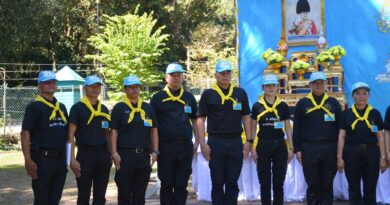 กก.ตชด.23 ร่วมกิจกรรมจิตอาสาพัฒนาพระตำหนักภูพานราชนิเวศน์