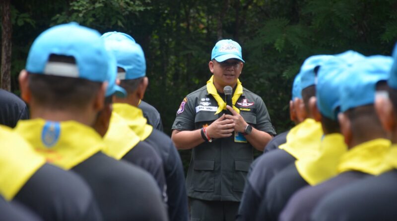 ร่วมกันทำกิจกรรมจิตอาสาพัฒนา “เราทำความดี ด้วยหัวใจ” ด้วยการพัฒนาทำความสะอาด และปรับปรุงภูมิทัศน์ บริเวณ กอ.ปภ.94 ตชด. พระตำหนักภูพานราชนิเวศน์ อ.เมือง จ.สกลนคร